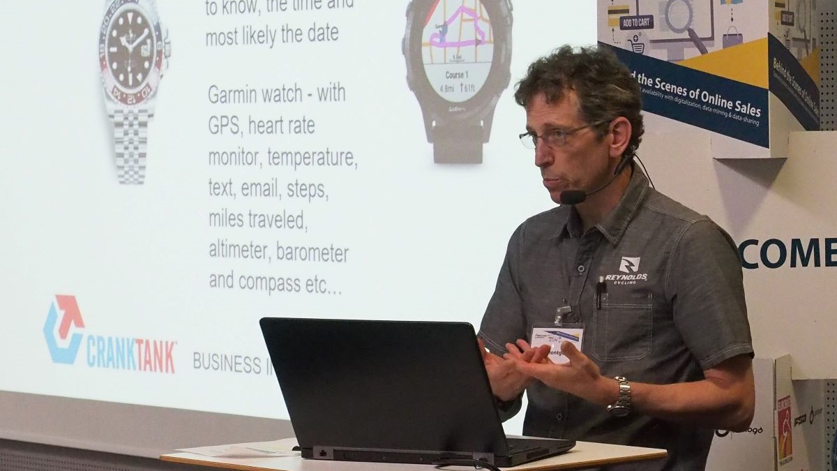 Scott Montgomery過去幾年來在Eurobike不少活動中擔任講者。照片來源／Bike Europe