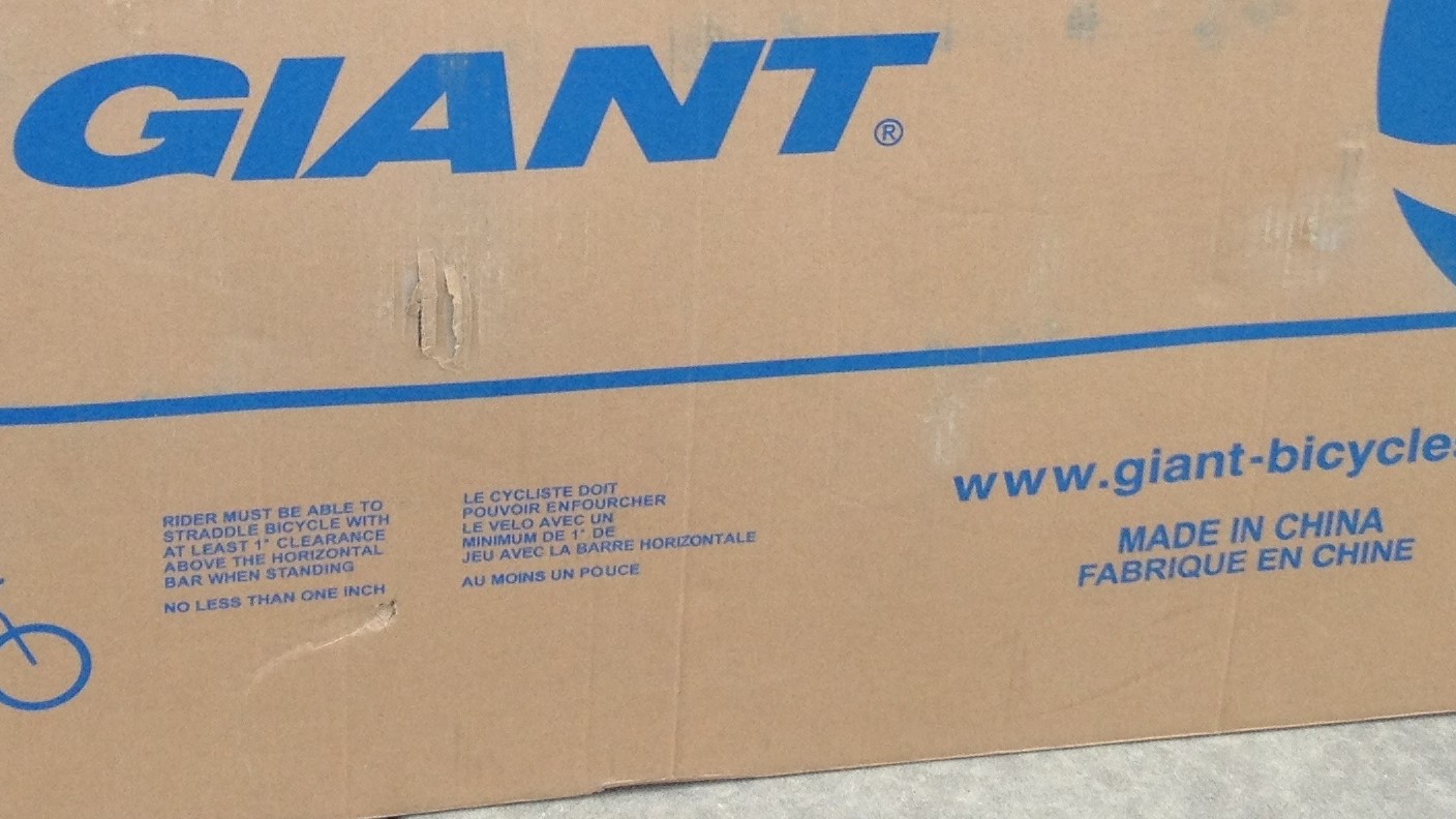 Giant bike box sale