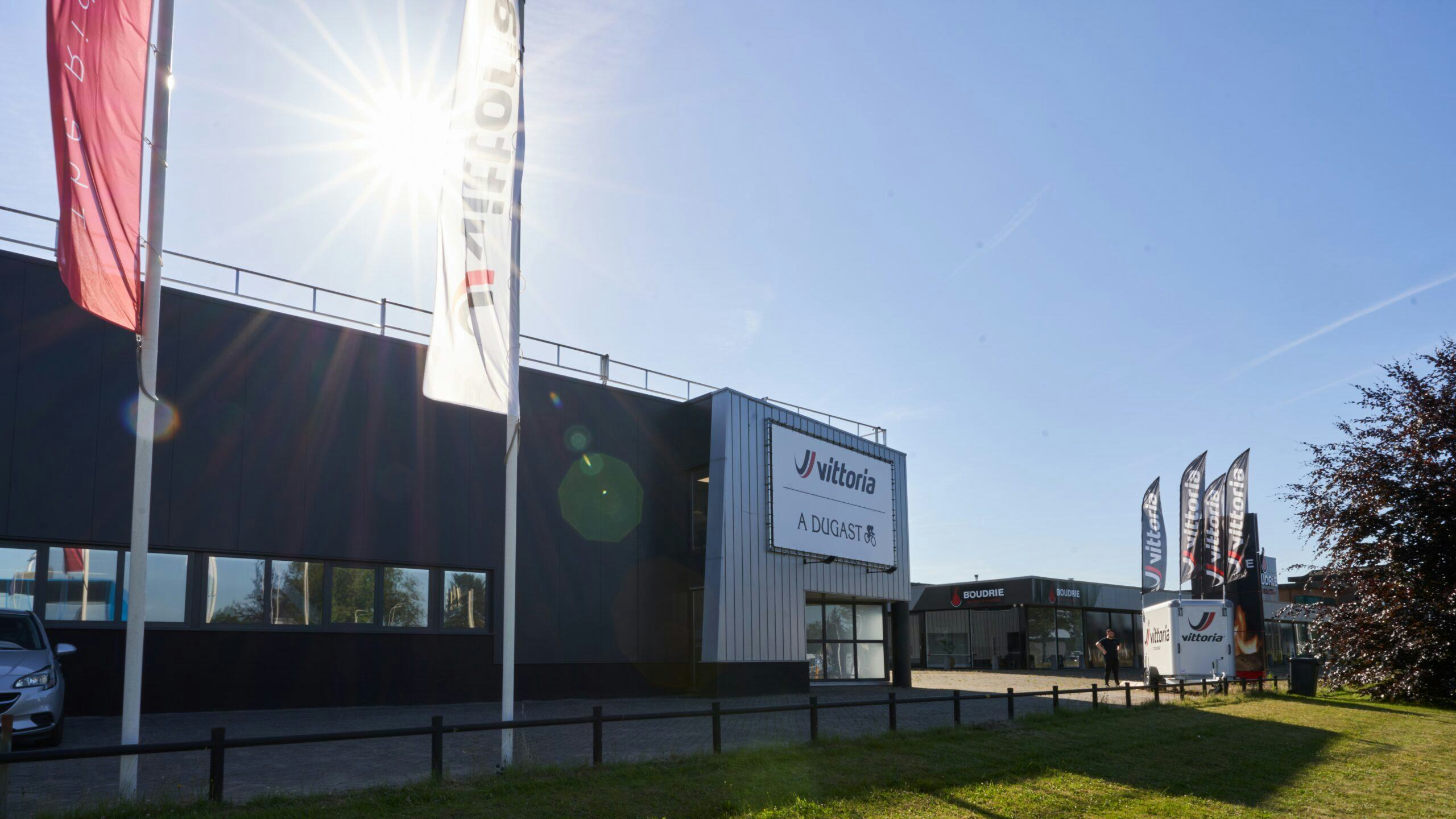 The two high-end bicycle tyre brands will share this new, modern facility in Oldenzaal, the Netherlands. – Photos Vittoria
