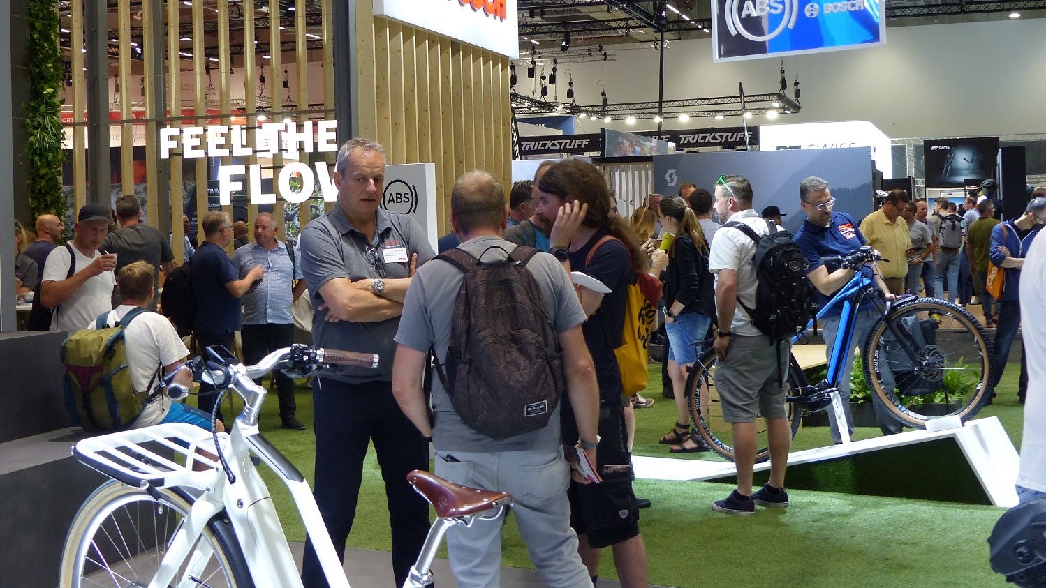 A first sign of success for Eurobike’s new show concept were the large crowds at the opening day of the show. – Photo Bike Europe