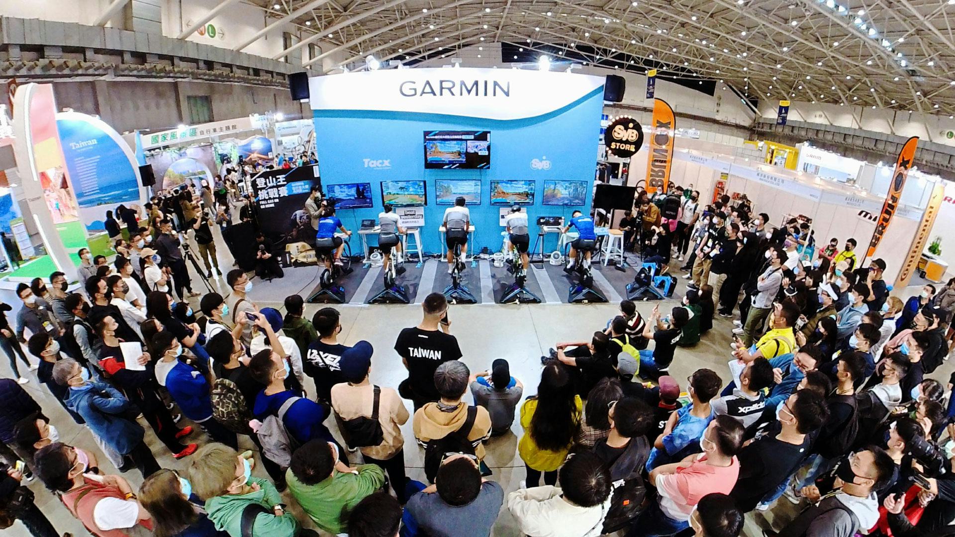 Virtual Racing at Taipei Cycle 2022 attracted a huge audience.