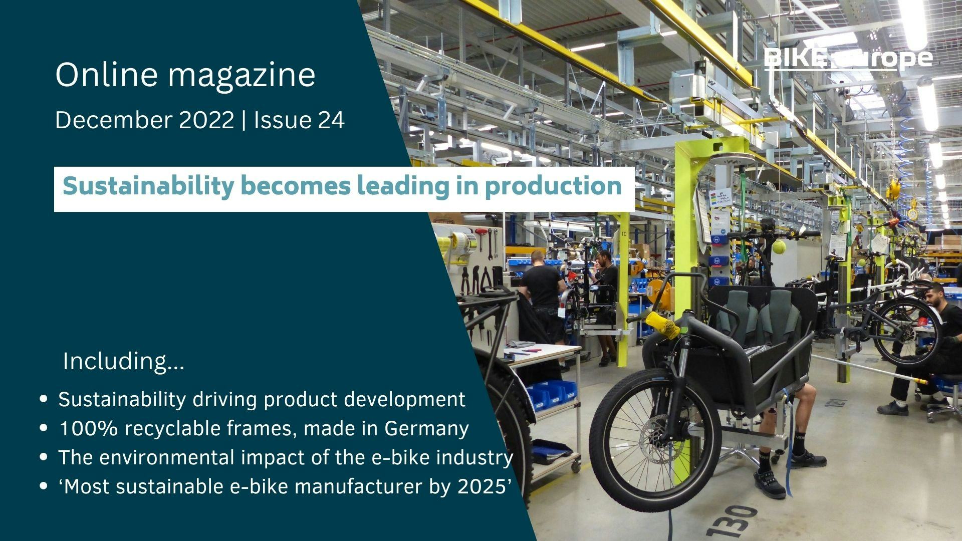 Online Magazine: Sustainability becomes leading in production