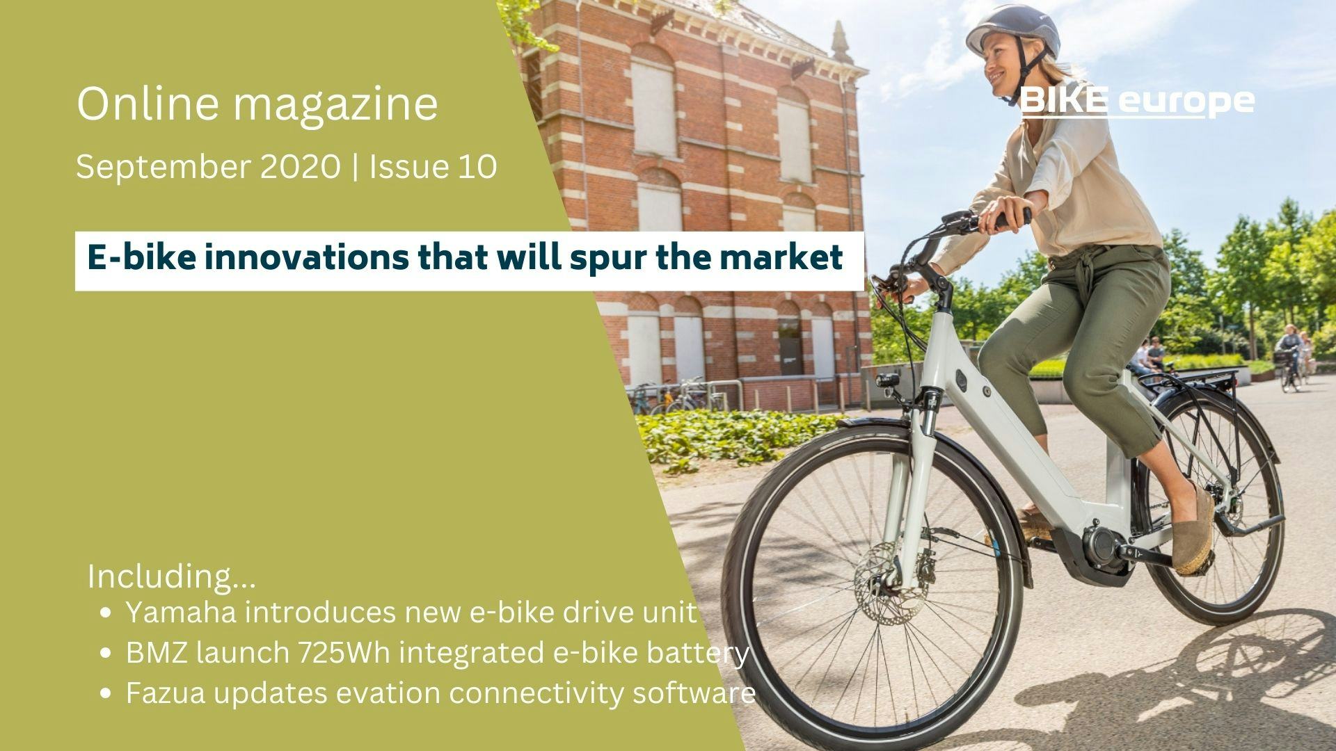 Online magazine: 2021 e-bike innovations that will spur the market