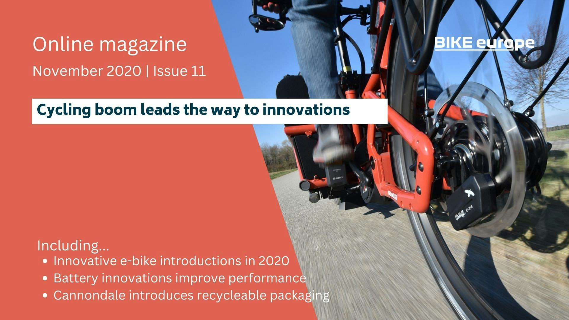 Online magazine: 2021 cycling boom leads the way to innovations