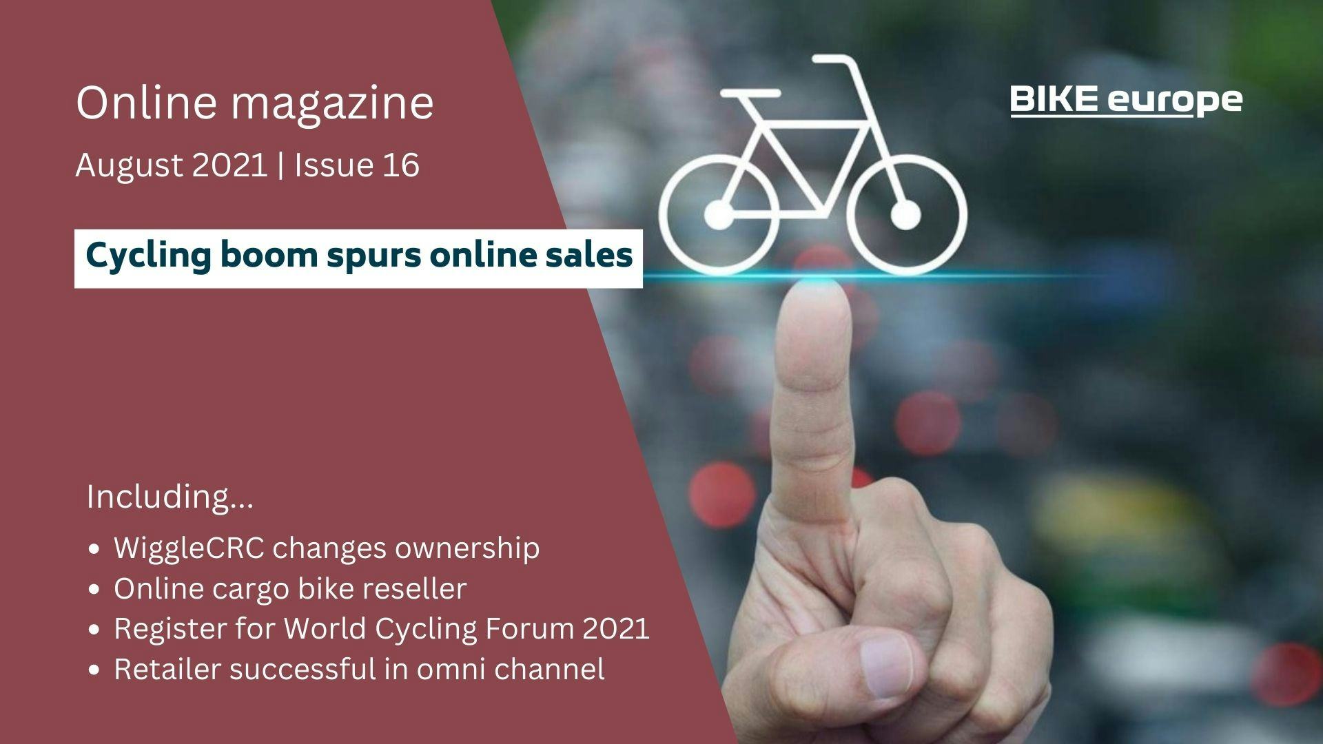Online Magazine: Cycling boom spurs online sales