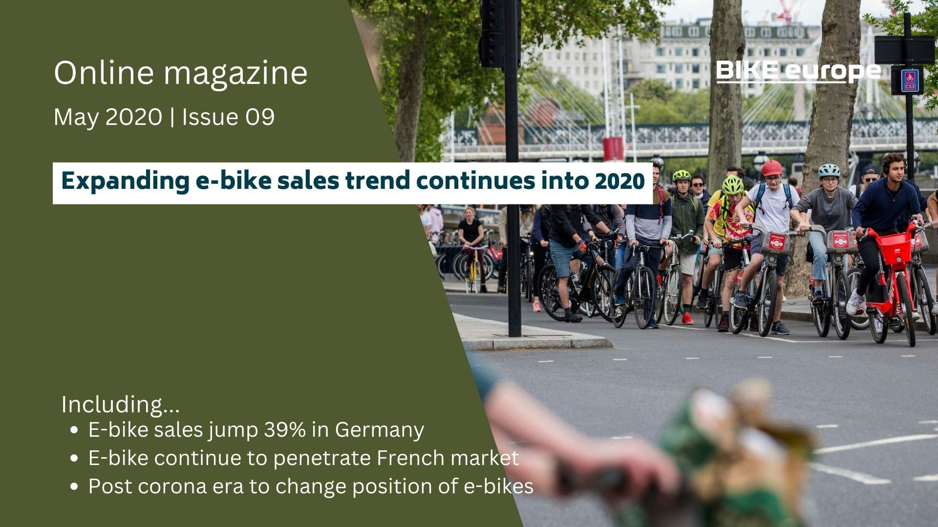 Online magazine: Expanding e-bike sales trend continues into 2020