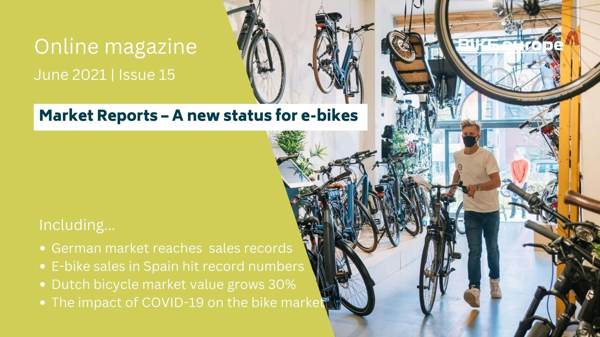 Online Magazine: Market Reports – A new status for e-bikes