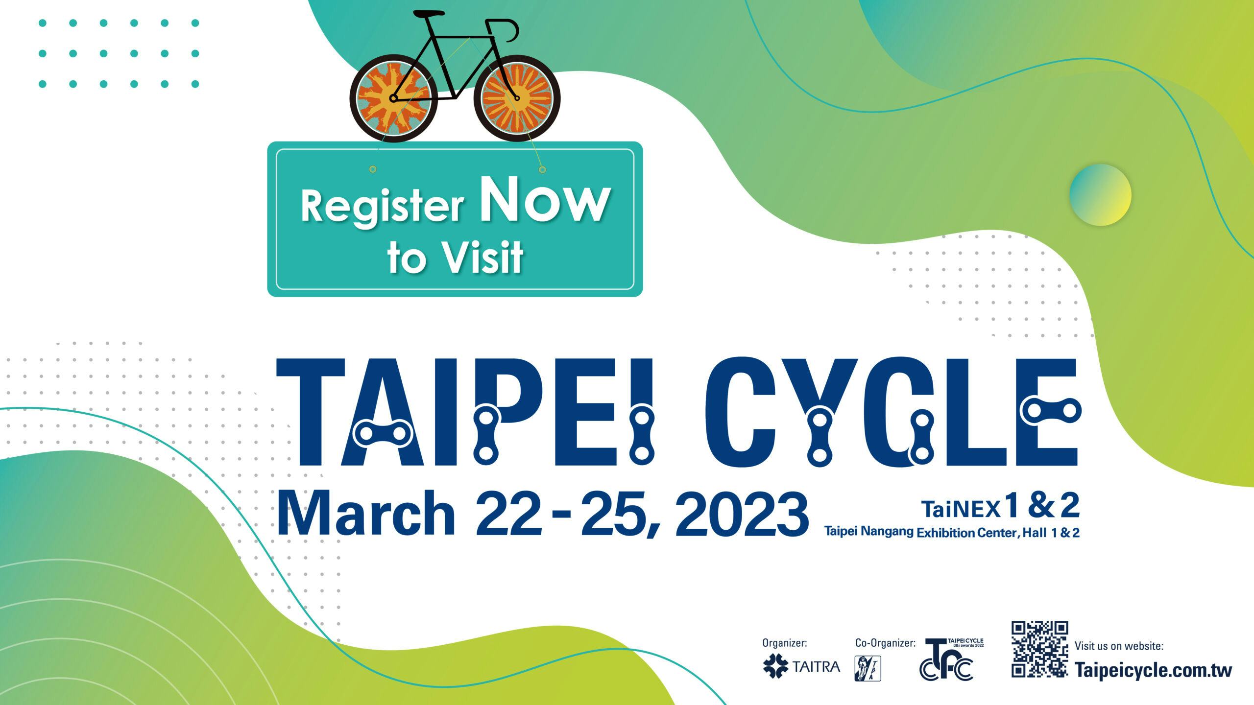 Pre-registration is open: register now for hybrid Taipei Cycle 2023