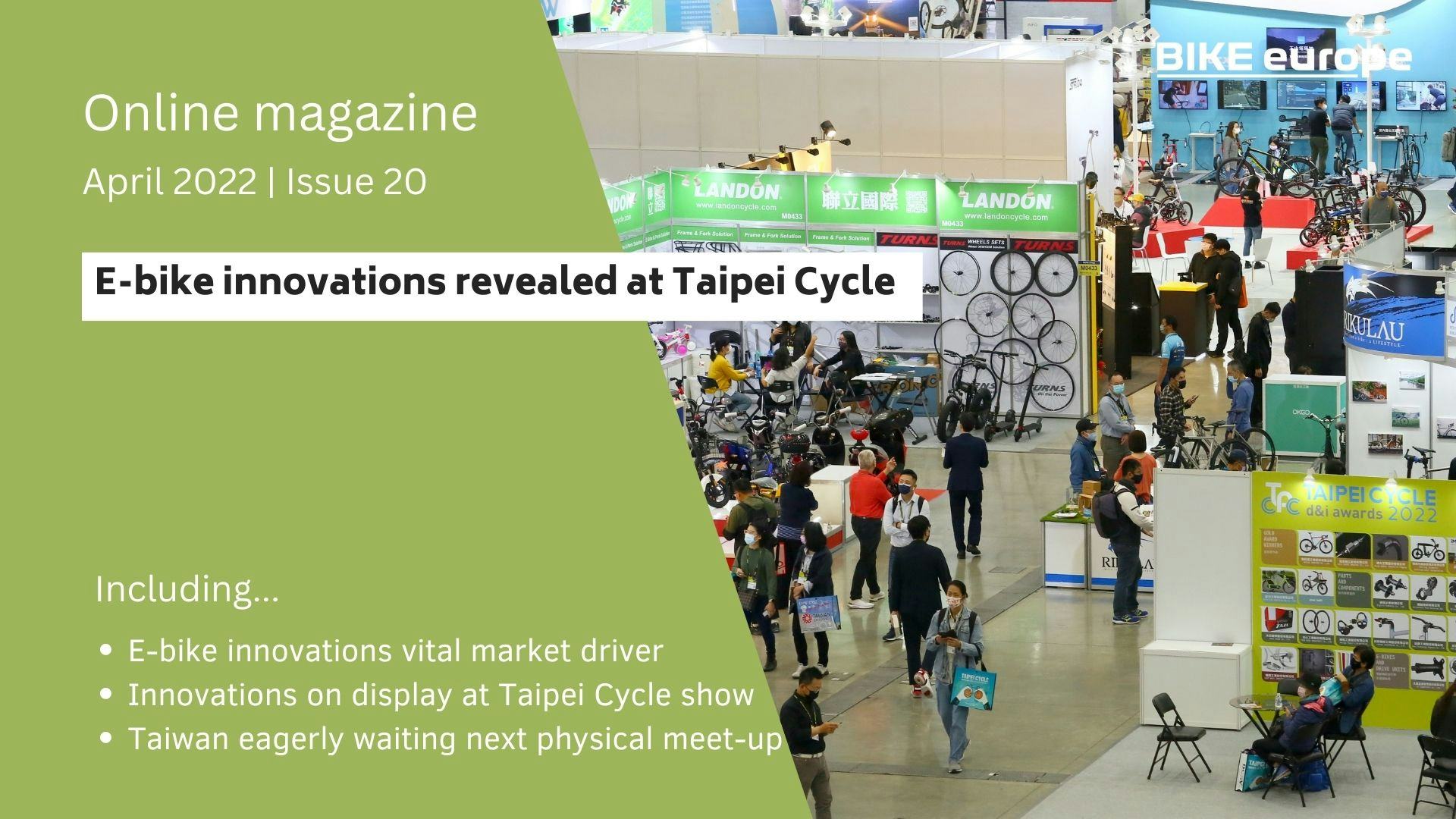 Online Magazine: E-bike innovations revealed at Taipei Cycle