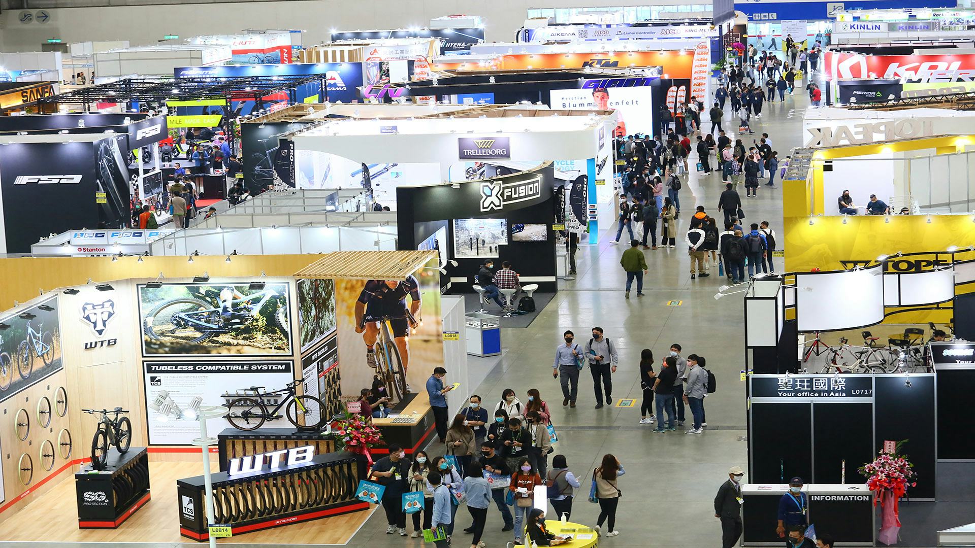 TAIPEI CYCLE 2023 have recruited 850 exhibitors using 3000 booths.