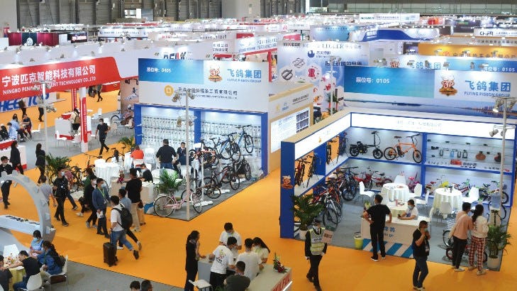 中國自行車展經過2年停辦，將在今年五月回歸上海新國際博覽中心。照片來源／China Cycle