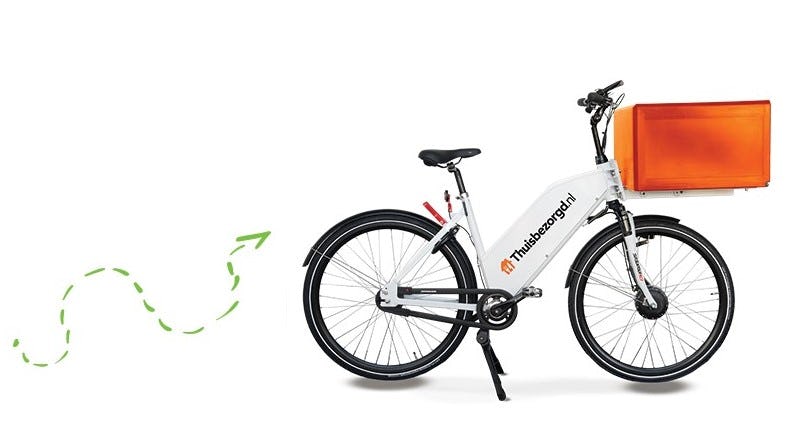 GreenMo leases e-bikes and e-scooters to many prominent meal delivery companies in several countries across Europe. - Photo GreenMo