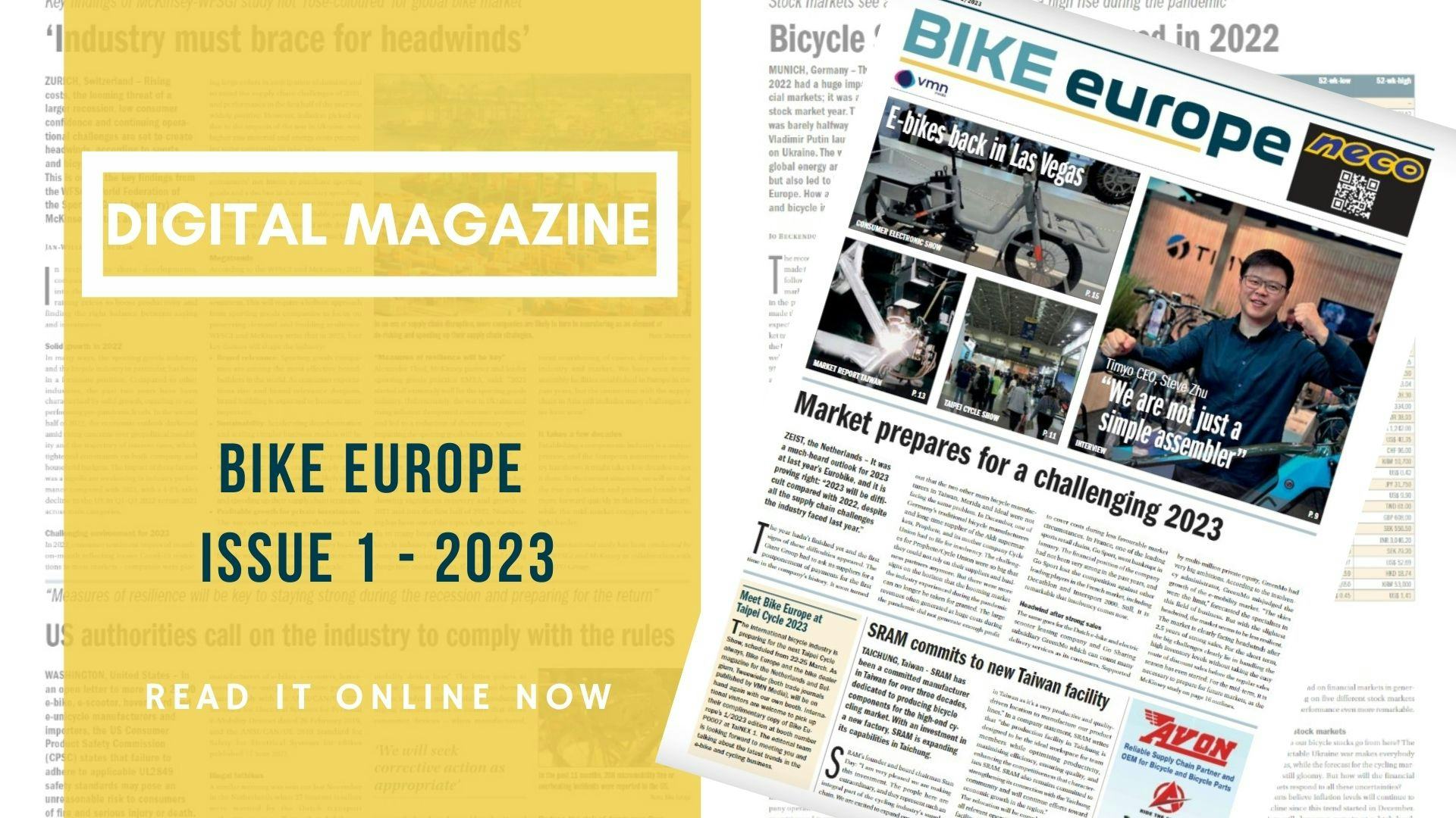Bike Europe 2023年第一期數位雜誌新上線！　