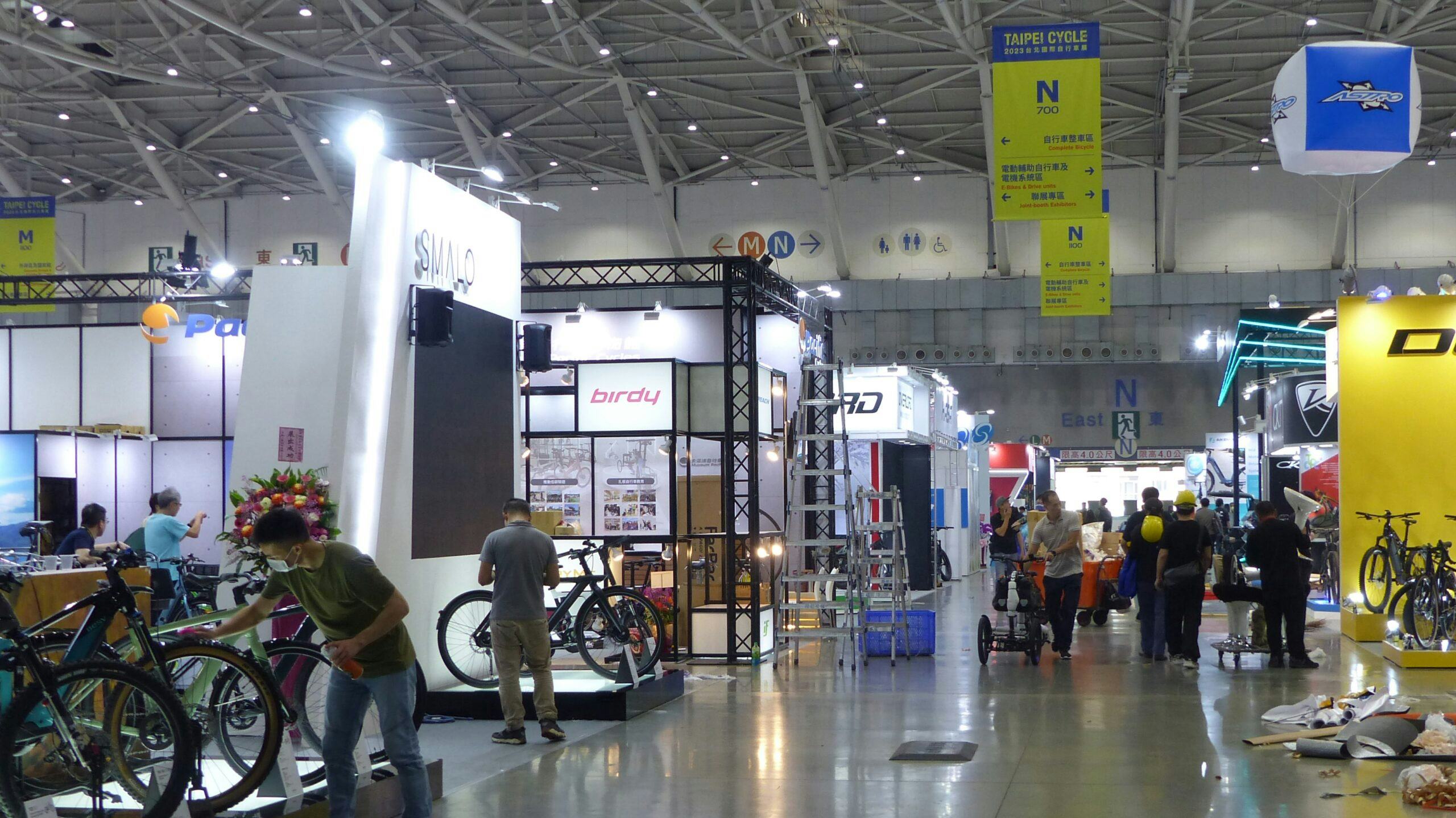 Today the final last preparations are taking place as Taipei Cycle Show prepares to open its door again on Wednesday 22 March. – Photo Bike Europe