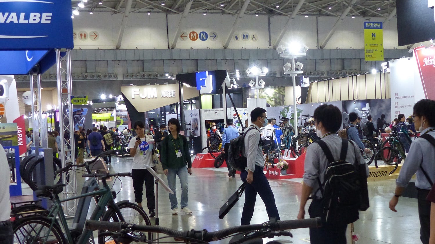 After an involuntary gap of 3 years, the 2023 edition of Taipei Cycle is a vibrant trade event again. – Photo Bike Europe