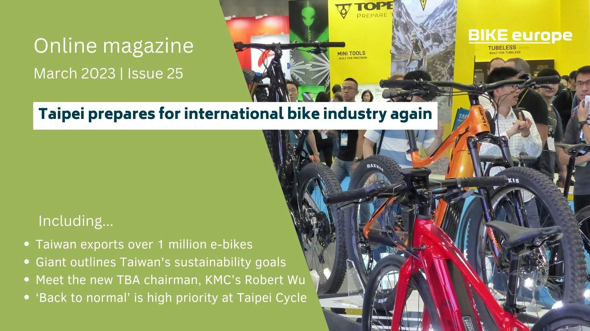 Taipei prepares for international bike industry again