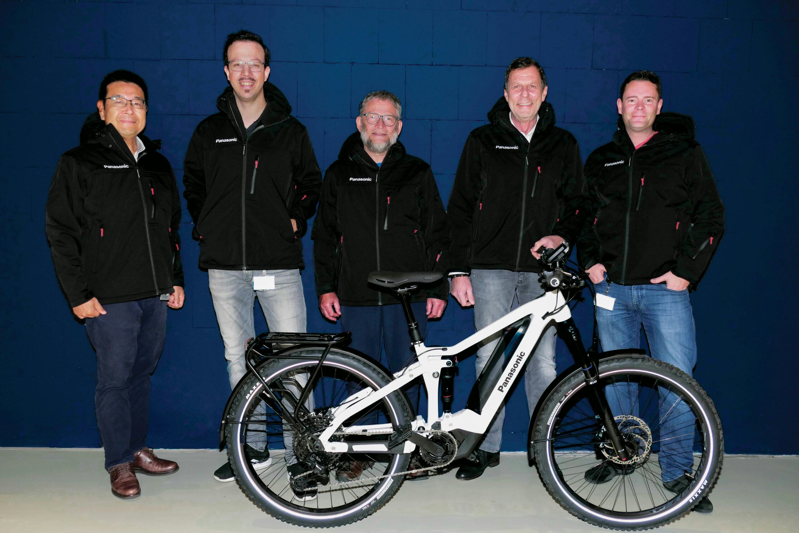 The Panasonic team with 2nd from the right Peter Obermeier.
