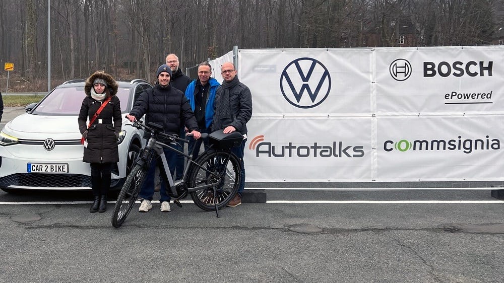 Bosch與Autotalks合作推出電動自行車與汽車安全科技