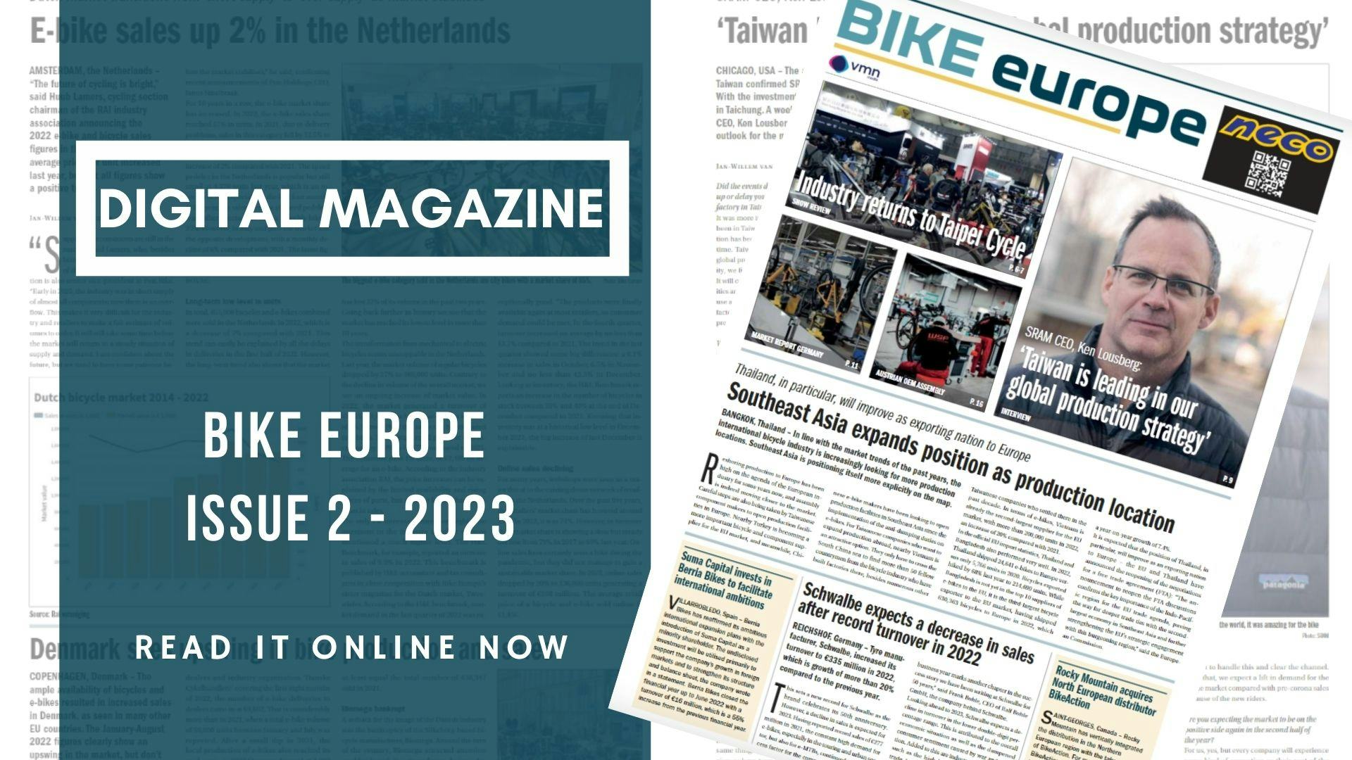 Bike Europe 2023年第2期數位雜誌已發行