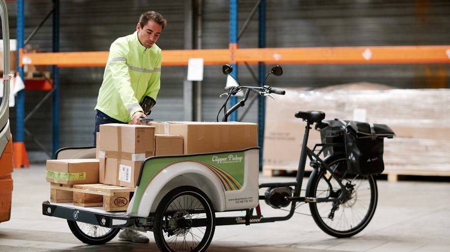 載貨自行車製造商數量正快速增加。照片來源／Bluemooov