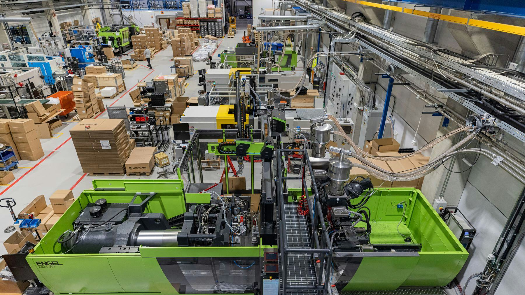 “Automation is key to produce efficiently, but you need certain volumes and modular built products to facilitate the true value of automation,” explains Herrmans CEO Dan Liljeqvist from the company’s headquarters in Finland. – Photos Herrmans