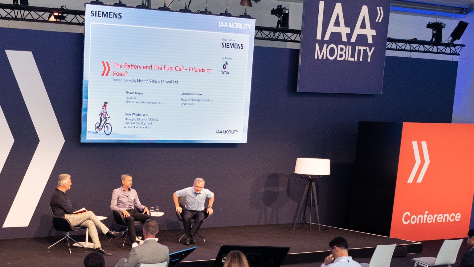 The IAA Conference will be held on three big stages in the IAA Summit halls. – Photo IAA Mobility