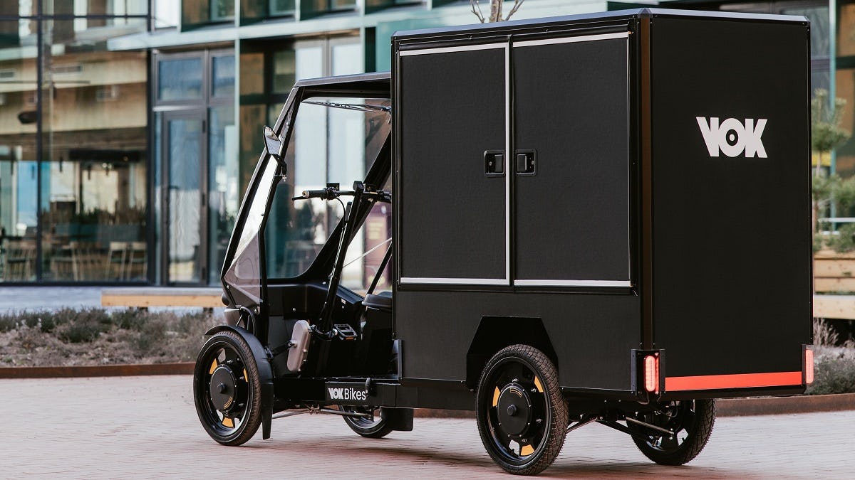 Vok Bikes recently launched a new model in the UK with five times the cargo space. - Photo Vok Bike