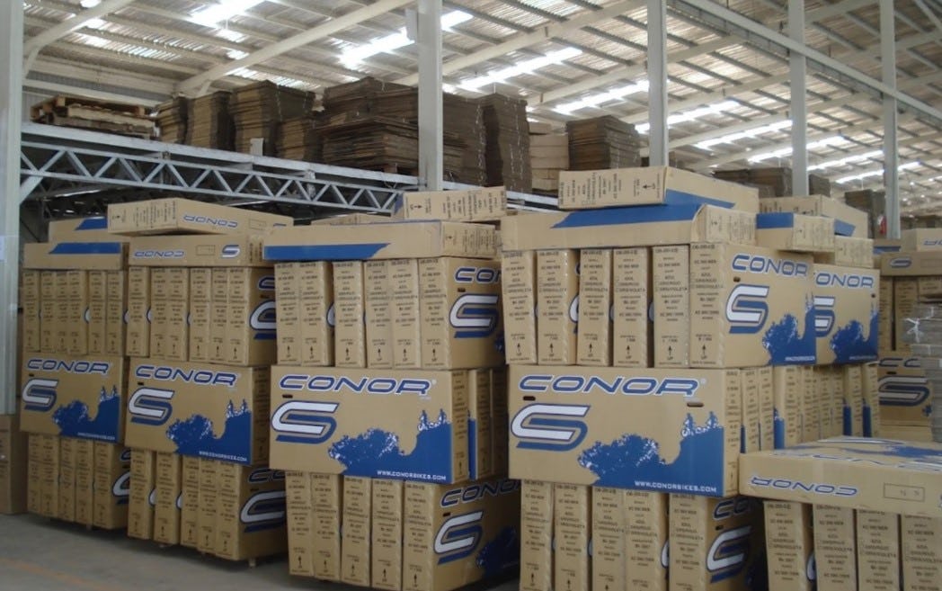 圖為該國巴韋市曼哈頓經濟特區已準備好出口的自行車。照片來源/Manhattan SEZ