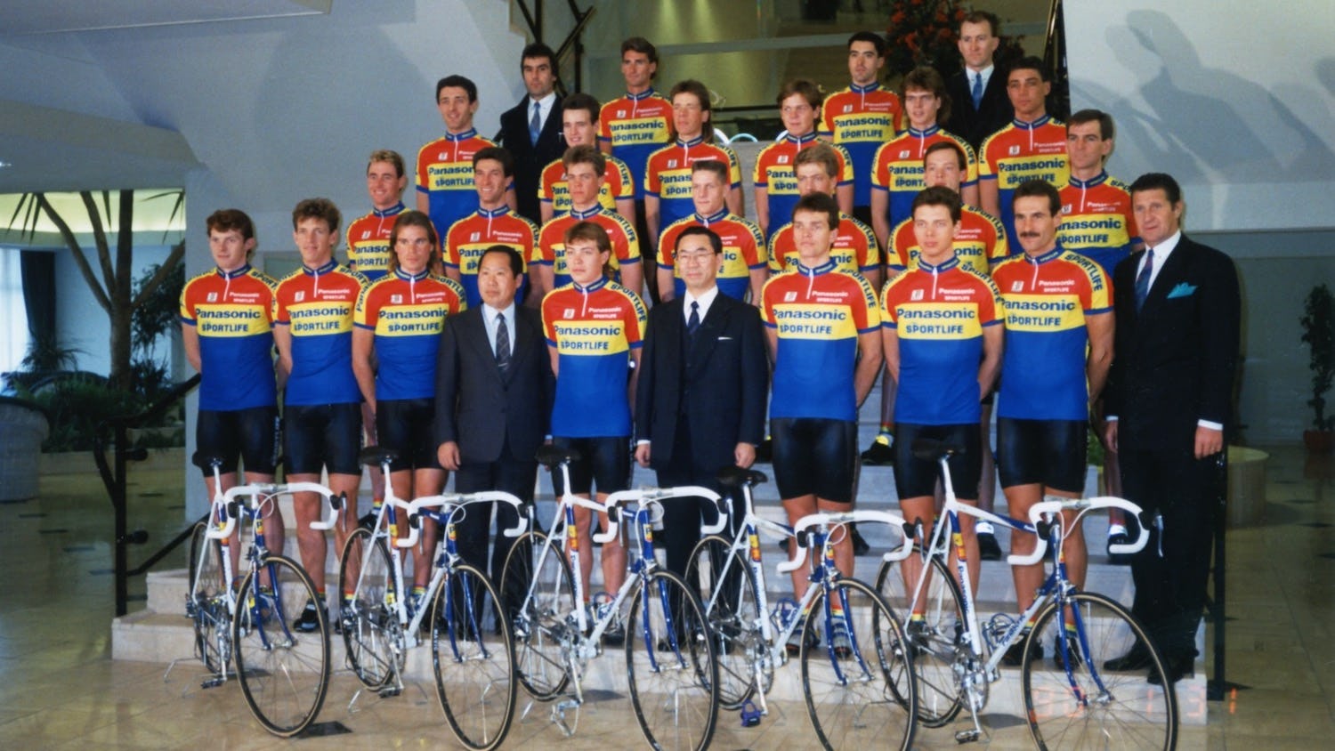 In the 90s they sponsored the Panasonic racing team in the Netherlands by supplying road racers etc. The team won several times in European international races e.g. Tour de France.