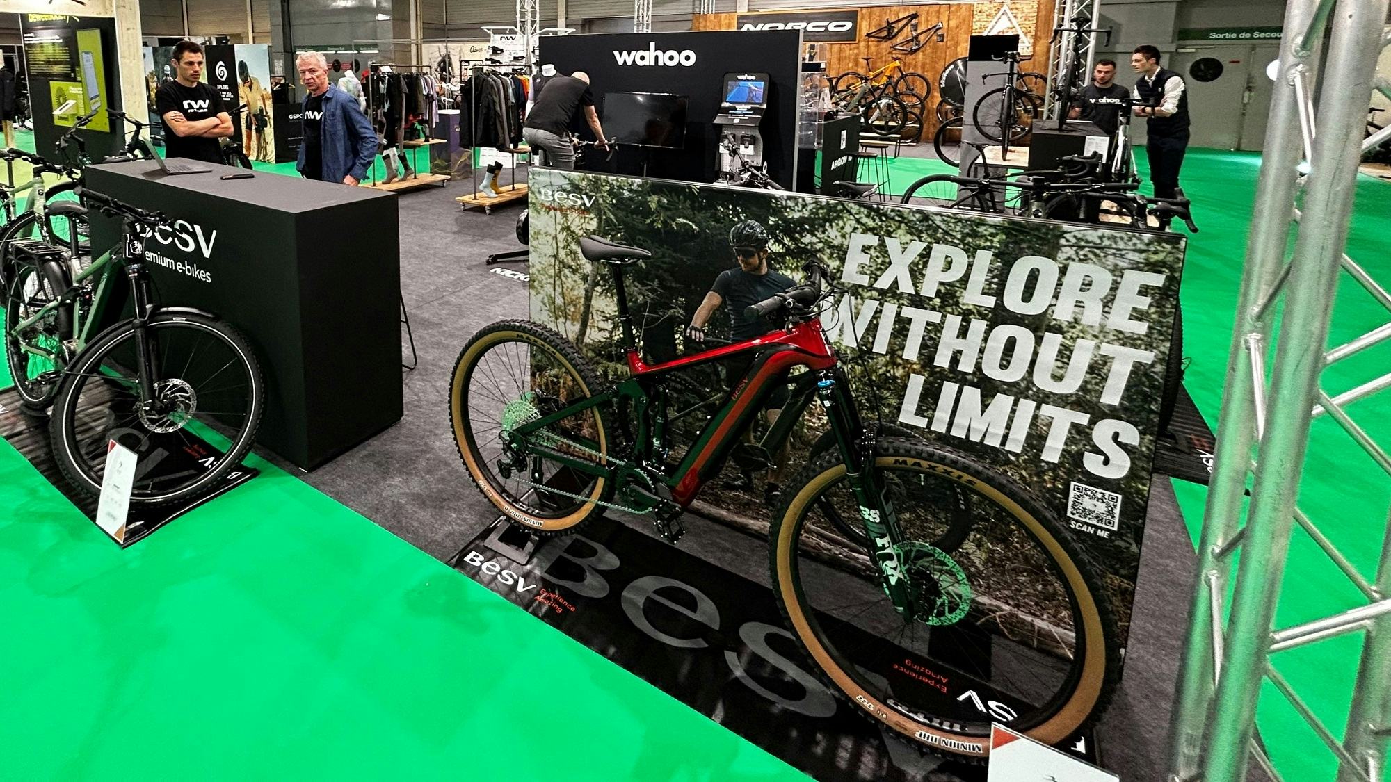 BESV在Pro Days上展出產品,踏入法國市場。照片來源/BESV