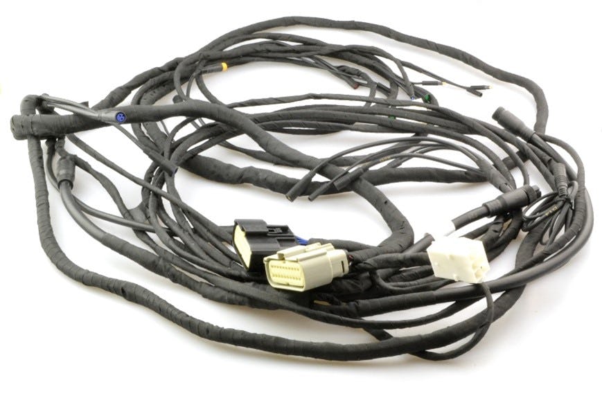 Full cable harness project with a combination of Higo and other e-bike connectors