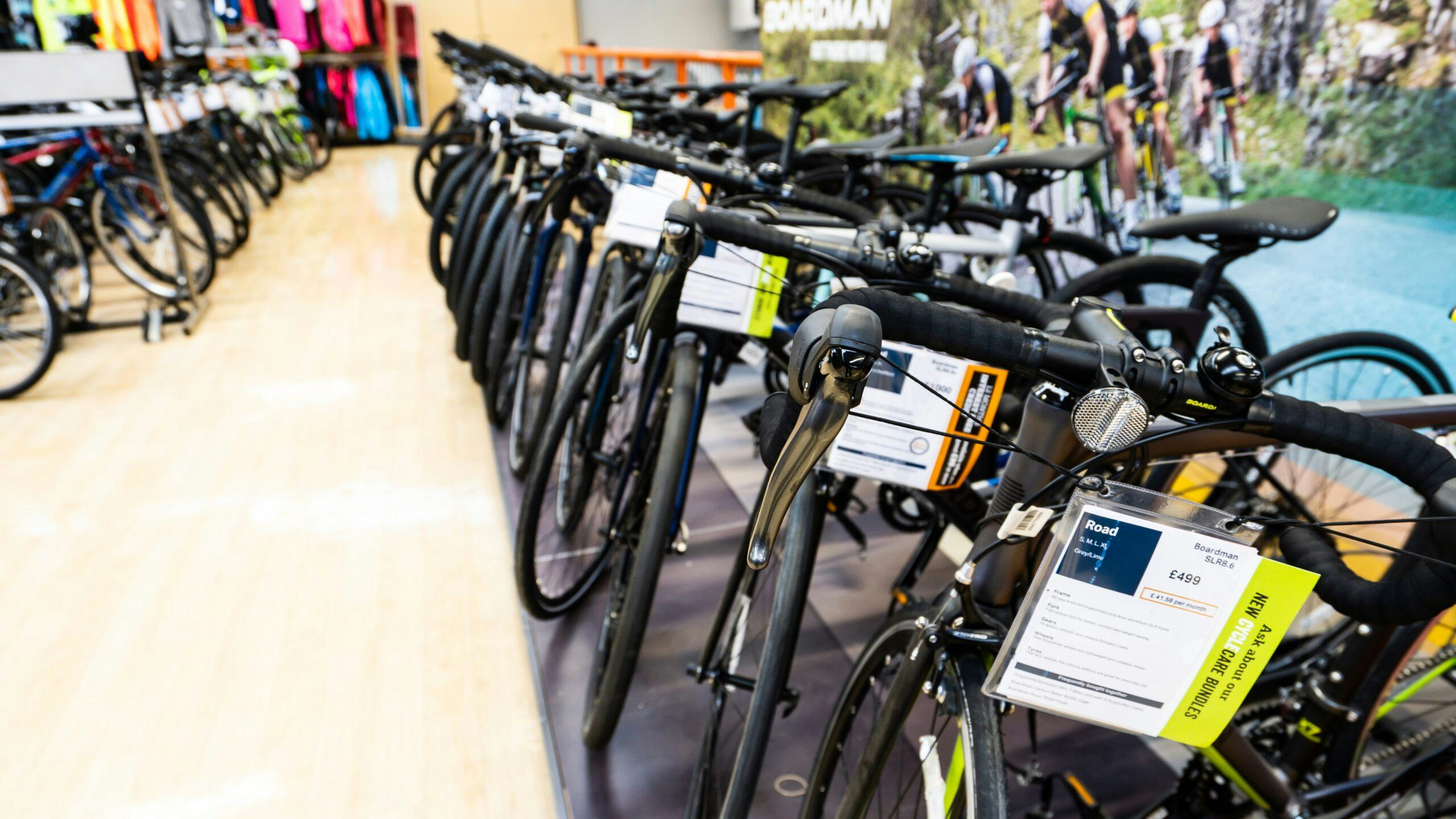 Halfords reports that a challenging market, weak consumer confidence and unfavourable weather conditions have impacted its cycling sales performance in the first half of the 2024 financial year. - Photo Shutterstock