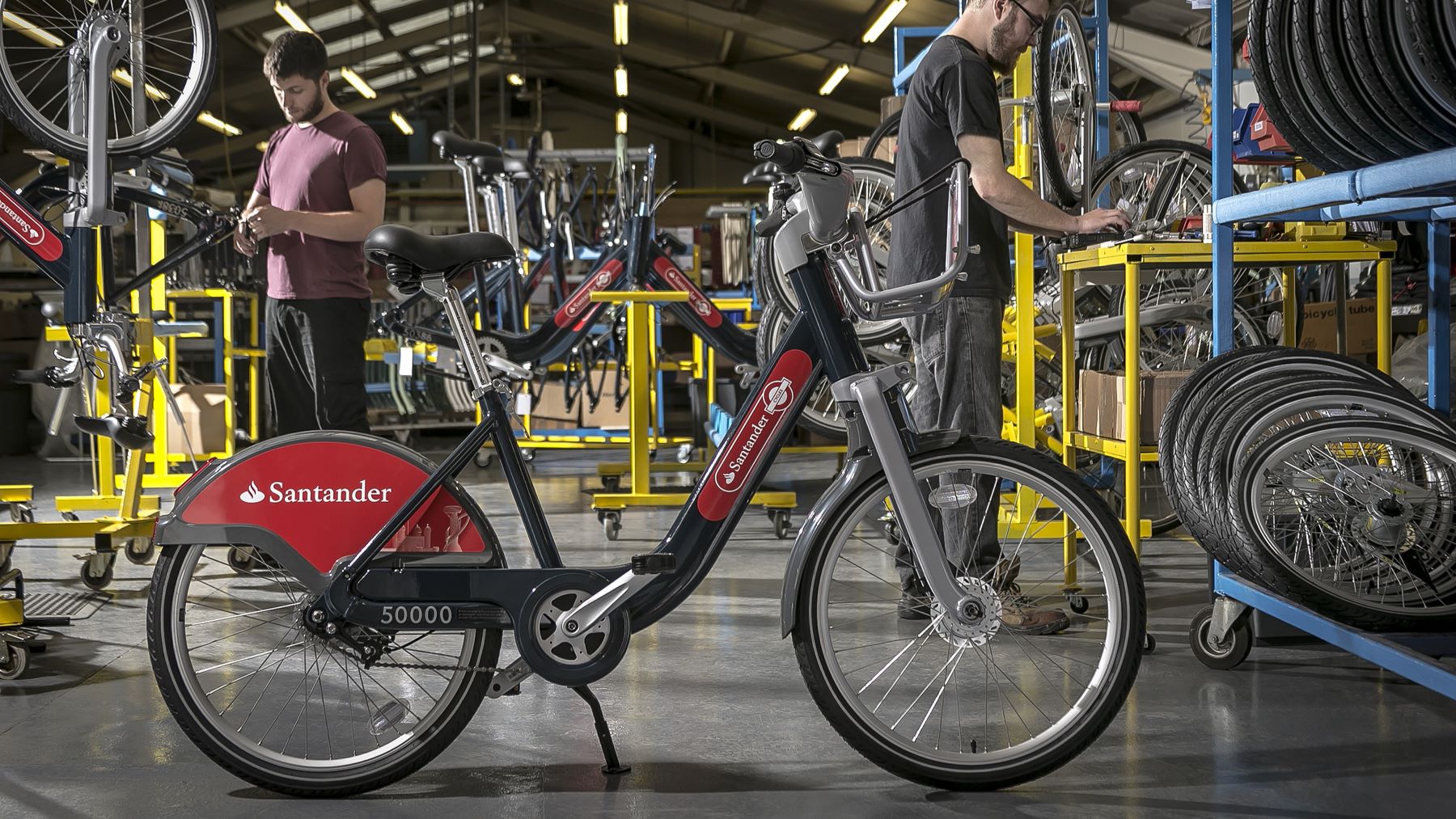 英國歷史最悠久的自行車製造商Pashley在倫敦成功經營單車共享系統。照片來源／Pashley