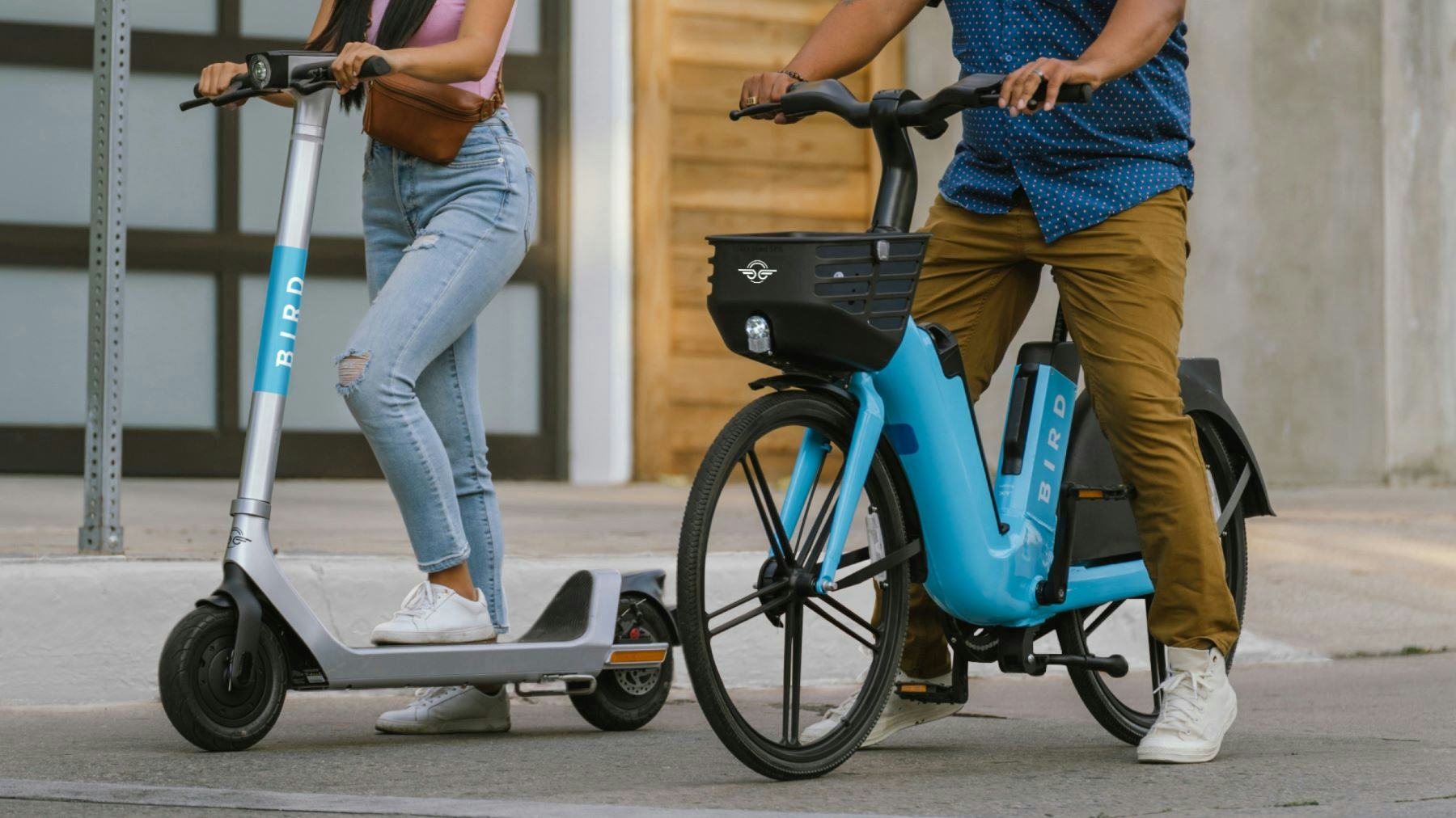 Bird is one of the largest micromobility operators in North America and also has shared e-bikes and e-scooters in several European cities. – Photo Bird