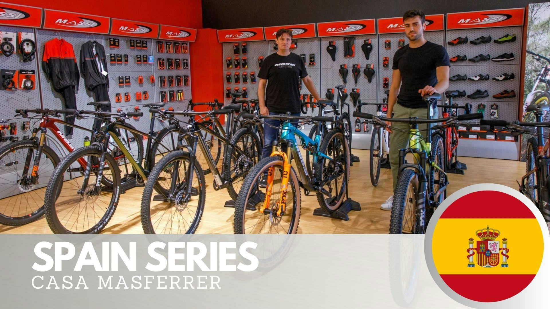 Casa Masferrer managing director Jaume Masferrer (left) and marketing manager Marc Ganduxe at the Massi showroom at the company headquarters in Granollers. – Photo Dieter Wertz