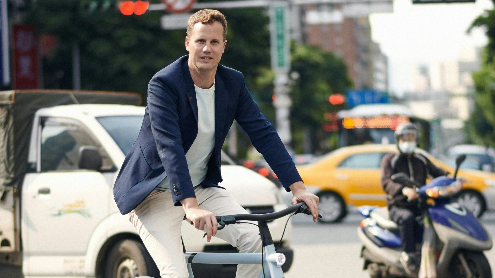 Ties Carlier將在台北自行車展登台分享他在VanMoof創業過程中所學到的經驗與看法。照片來源/VanMoof