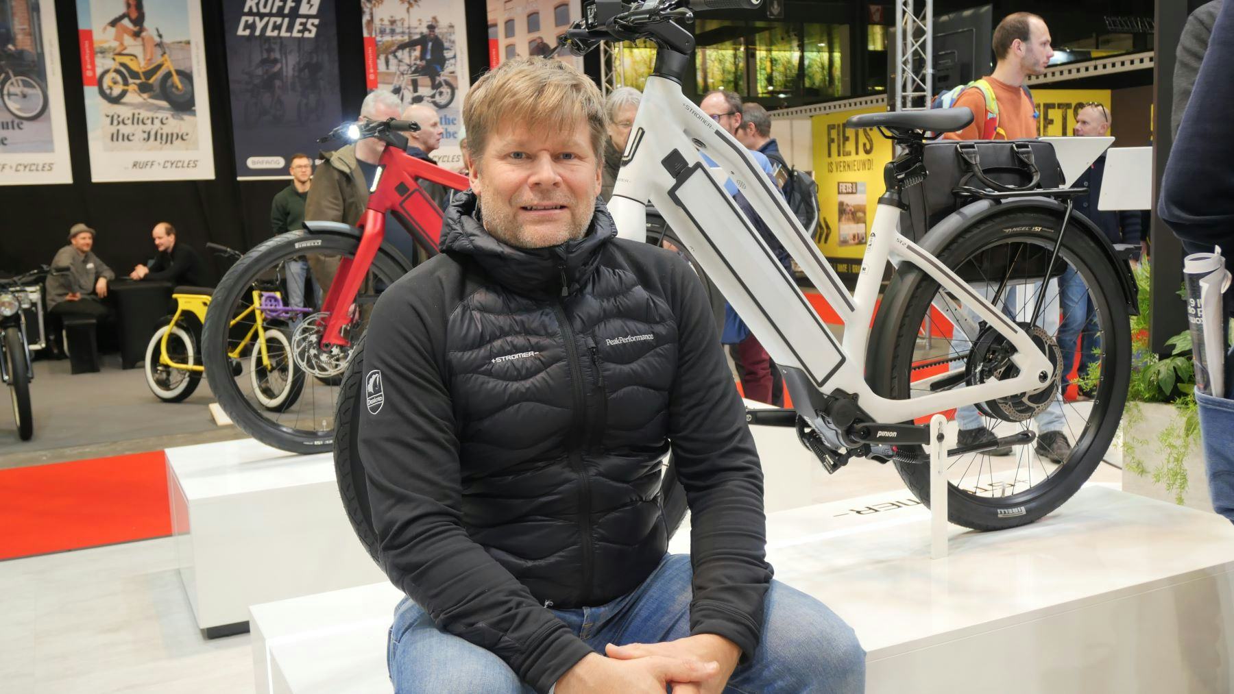 Stromer共同執行長Tomi Viiala於Velofollies上向Bike Europe表示：「比利時是我們的最大市場」。