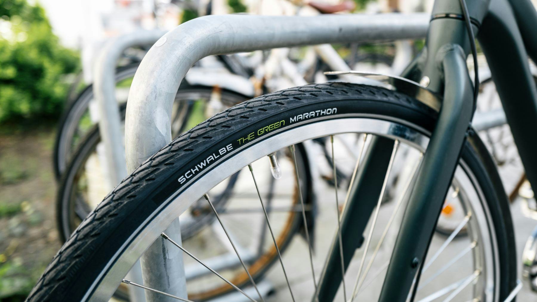 Schwalbe’s Green Marathon tyre was welcomed in 2023 as the company’s most sustainably produced product to date. – Photo Schwalbe