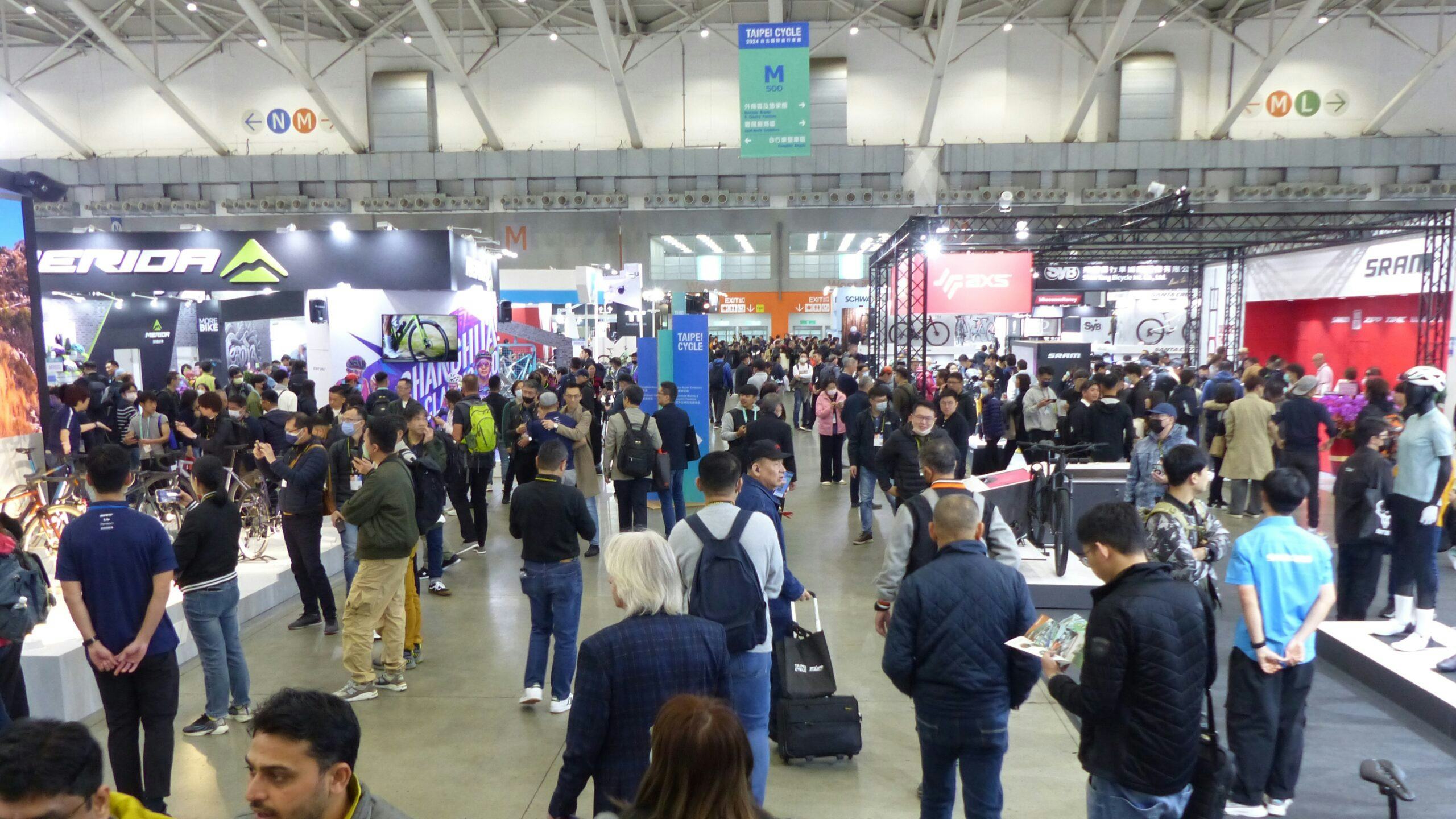The buzz on the show floor on the first day of Taipei Cycle could not conceal the issues faced by the industry. – Photo Bike Europe