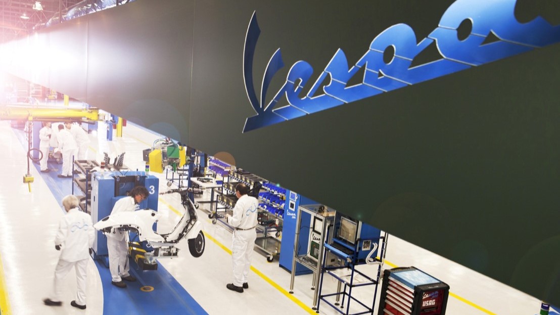 The government subsidy for the expansion of the Pontedera plant will support ‘Made in Italy’ production of motorized two-wheelers under the brand names Piaggio, Vespa and Gilera as well as light transport vehicles for the European market. – Photo Piaggio Group