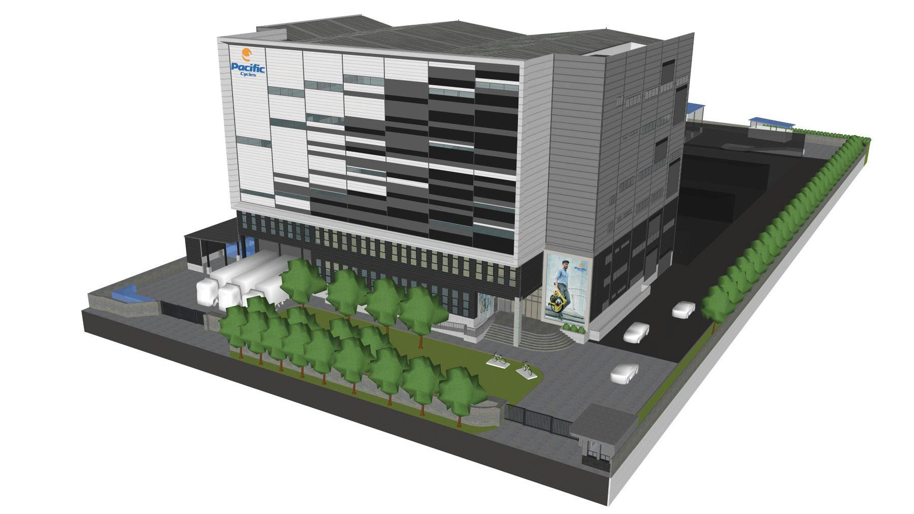 An example of how the modernised Pacific Cycles headquarters and factory in Xinwu/Taoyuan City will look like one day. – Photo Pacific Cycles