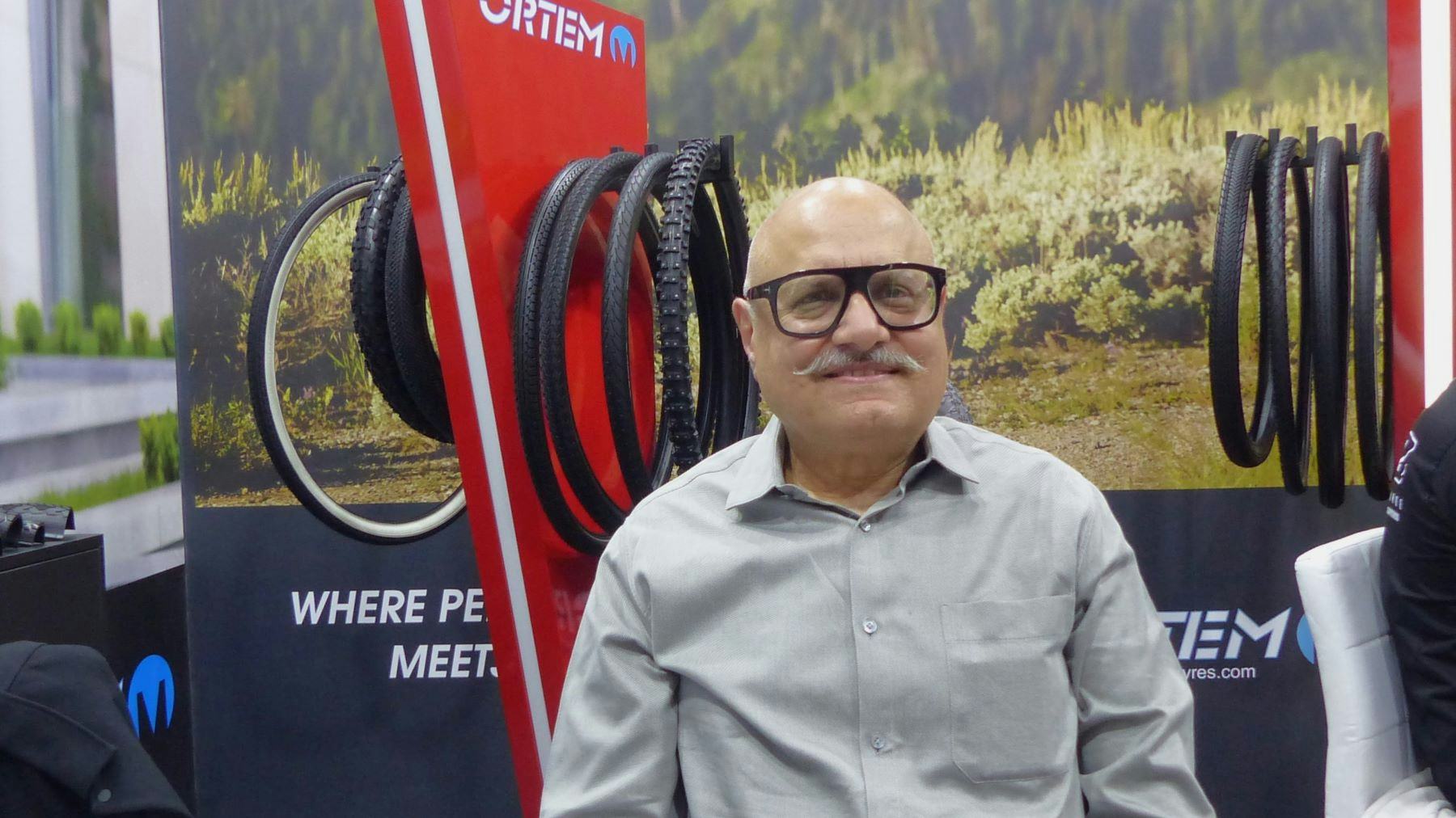 "Metro Tyres has 10 distributors in Europe and covers almost 70-80% of the market," explains Rummy Chhabra, managing director, Metro Tyres Limited. - Photo Bike Europe    