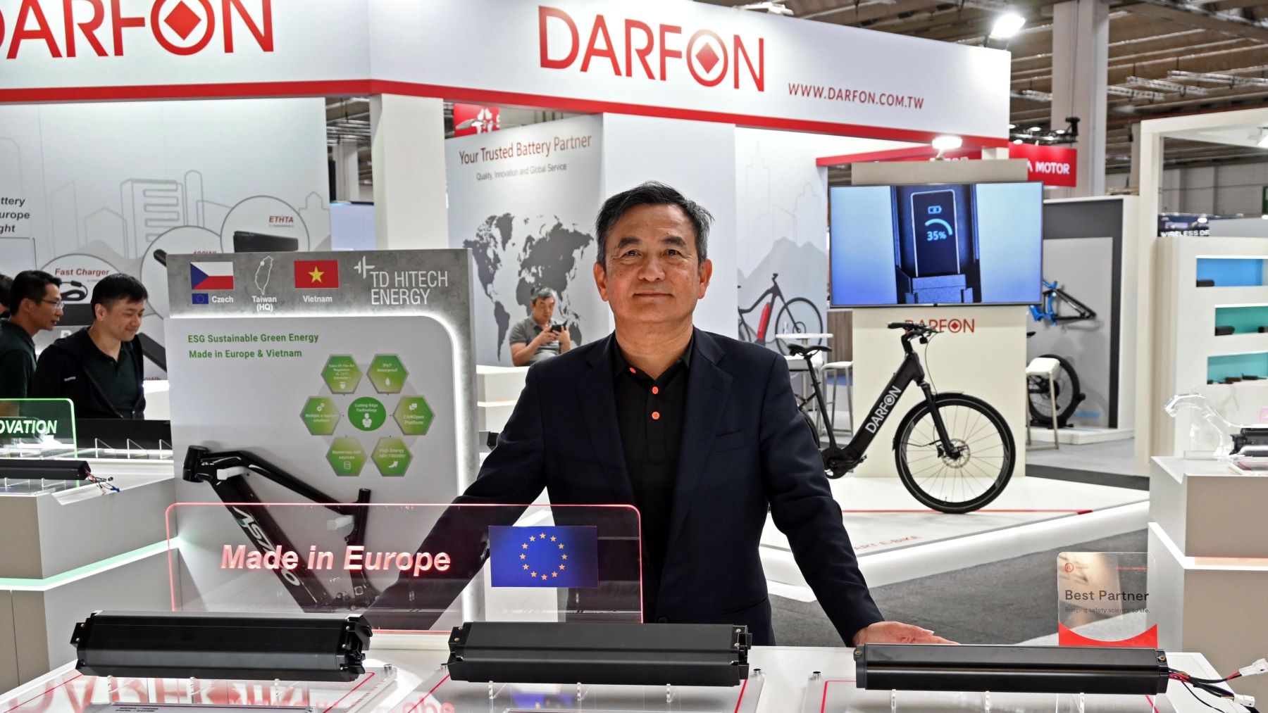 “Our new facility in the Czech Repbulic is a modern, efficient factory that offers e-bike brands a complete package for European e-bike customers,” explains Andy Su, Chairman of Darfon Electronics Corp. - Photo Jo Beckendorff