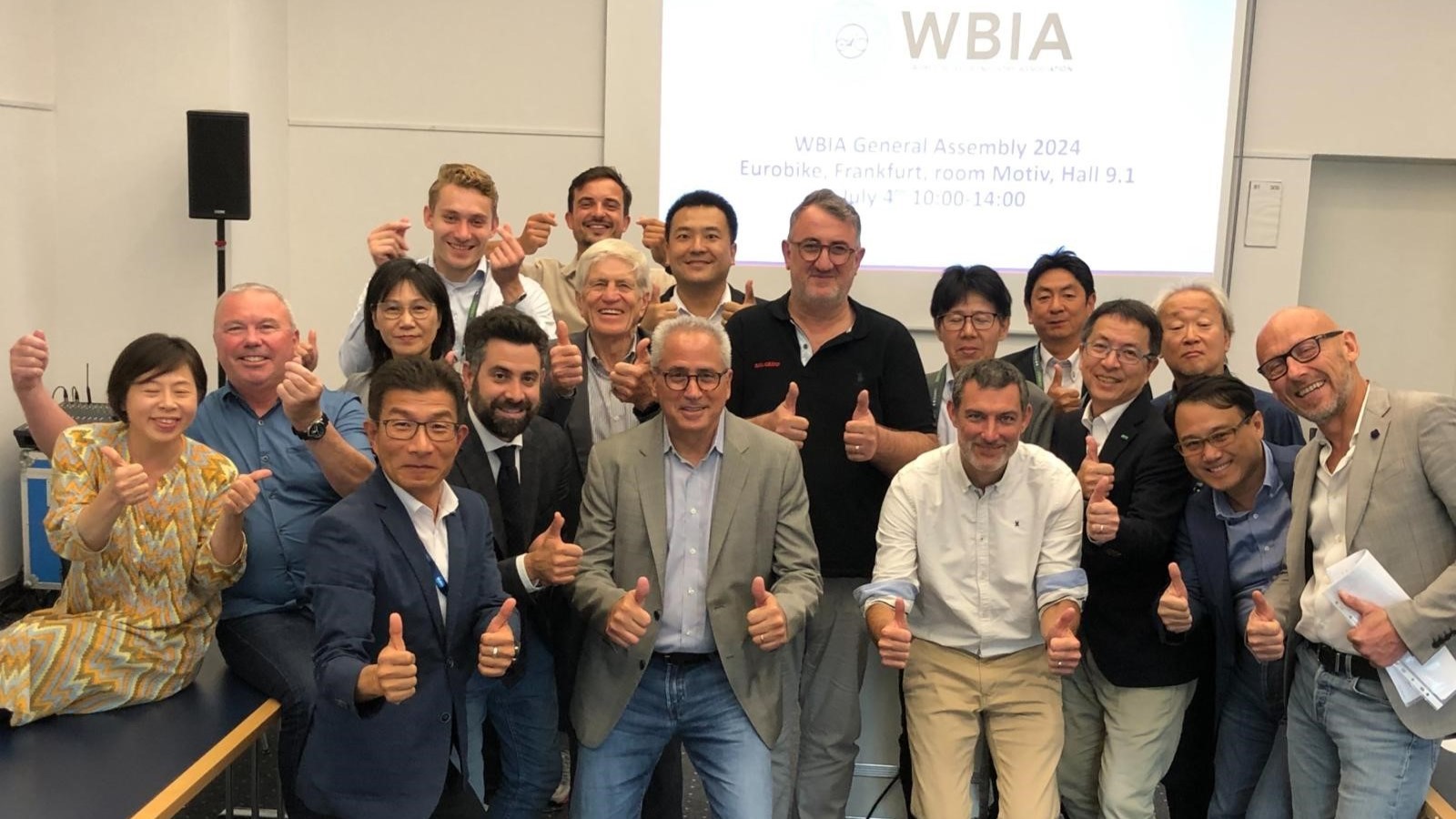 WBIA President Bayram Akgül right in the middle in black shirt on this group photo which was taken during the recent WBIA General Assembly. – Photo WBIA 