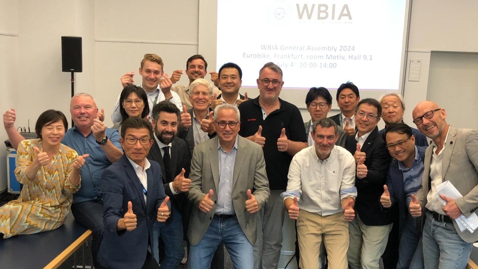 WBIA President Bayram Akgül right in the middle in black shirt on this group photo which was taken during the recent WBIA General Assembly. – Photo WBIA