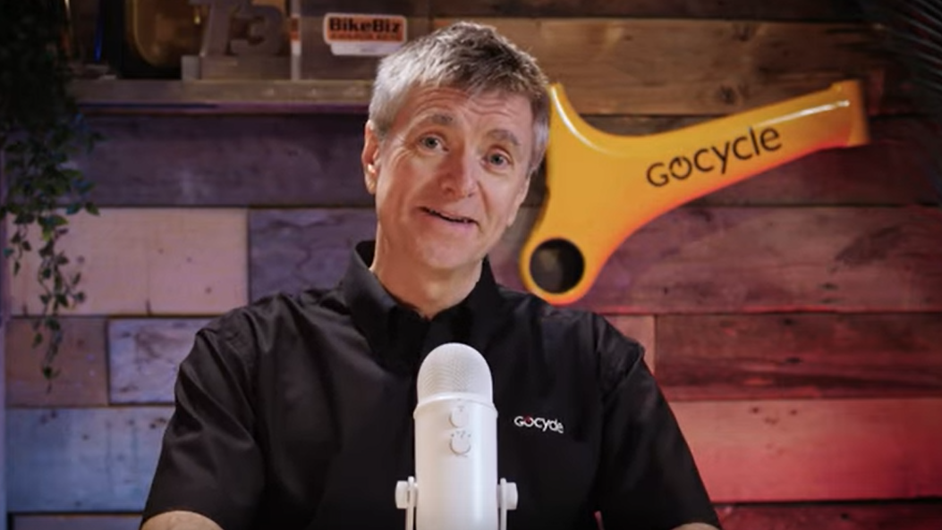 “Early 2024 we also had to wave the white flag and restructure to realign our company for the market recovery,” says Richard Thorpe on Youtube. - Photo Gocycle