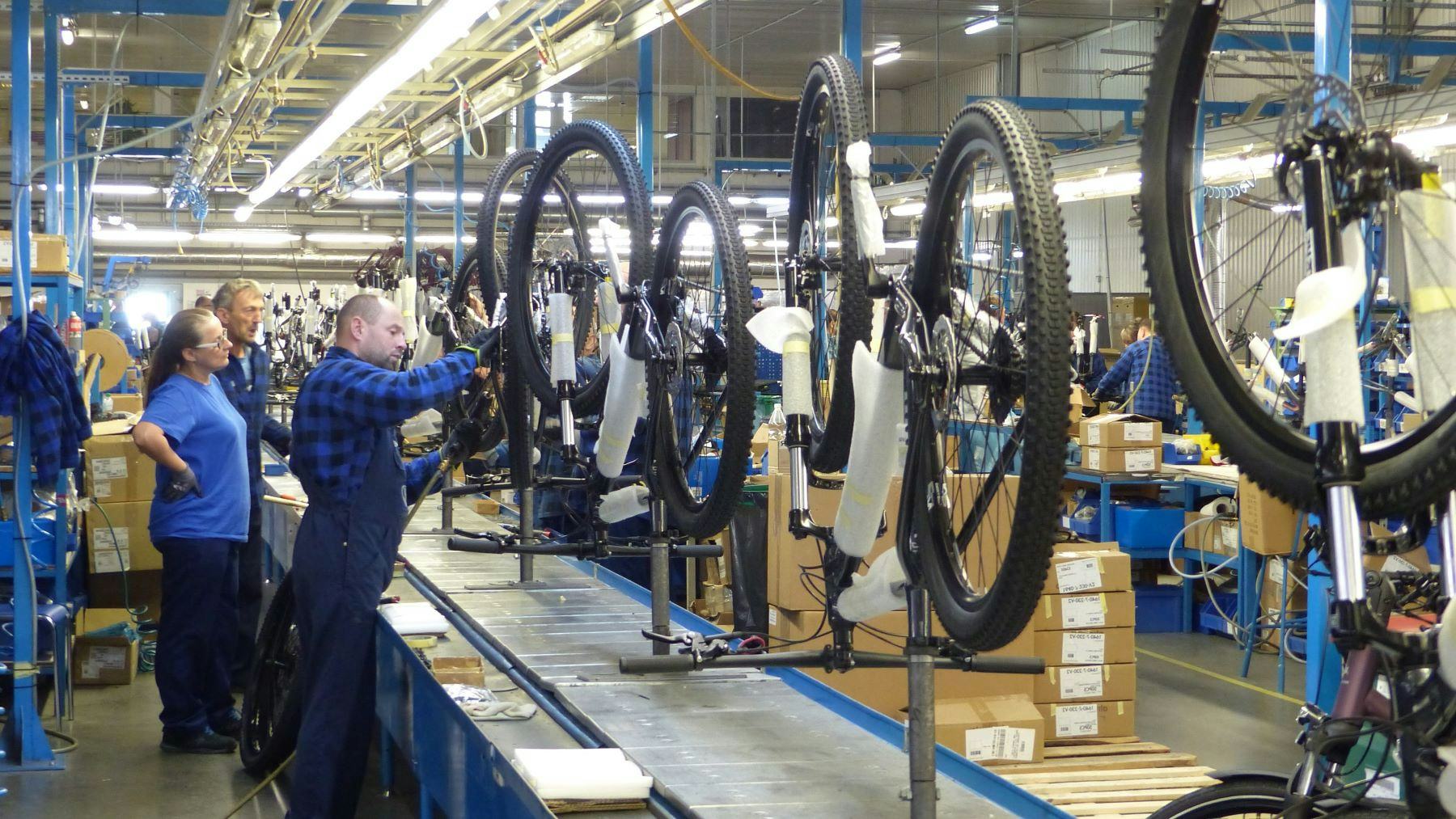 With numerous investments, Central Europe is seeking to play a bigger role in (e)bike production. - Photo Bike Europe