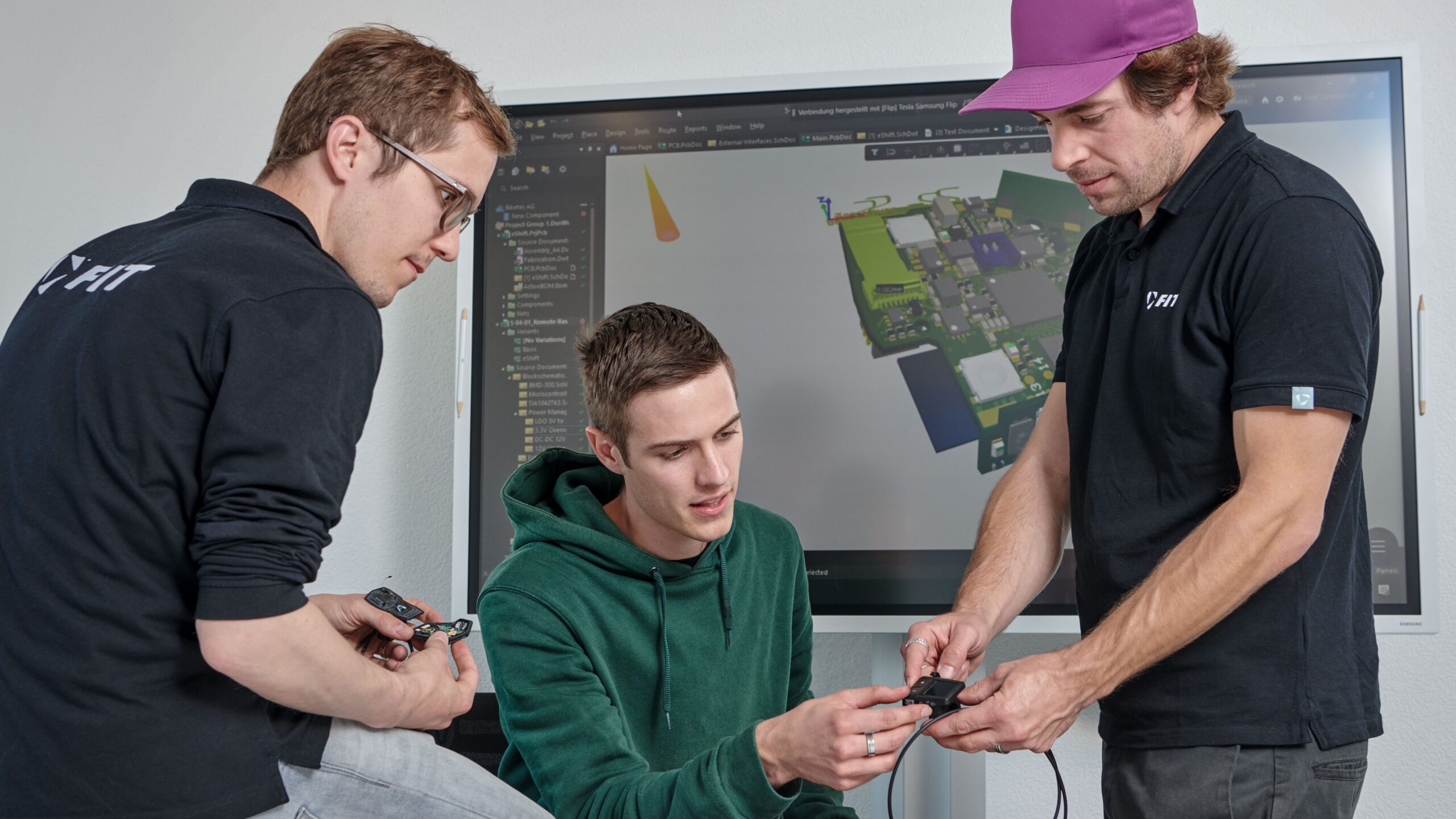 The team of Biketec, a spin-off from Flyer that is also owned by ZEG will stay on at the location in Switzerland as Flyer production moves to Germany. – Photo Biketec