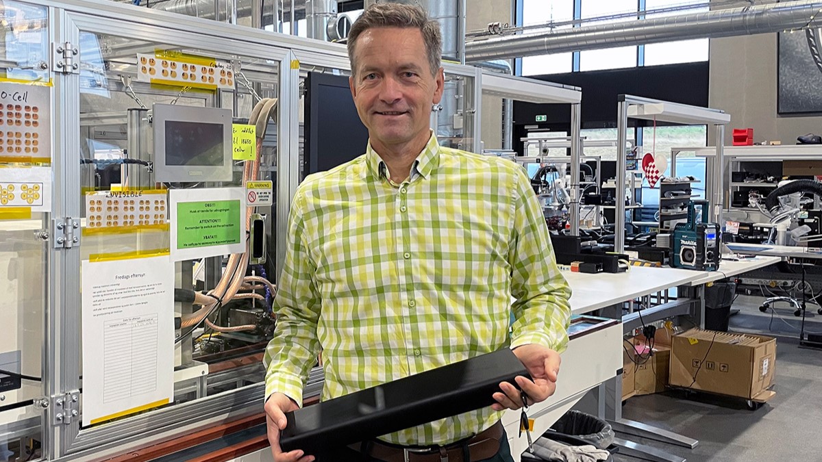 “We have experienced a sharp increase in our customised battery solutions,” says CEO Jesper Lundqvist. - Photo Viridus Manufacturing