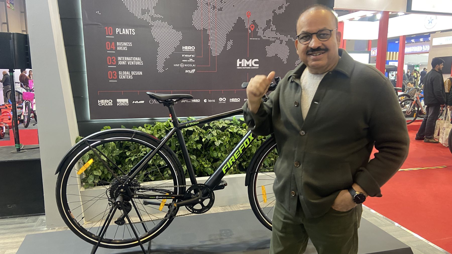 “We are mulling over restructuring the whole operation of BSH Ventures,” explained Hero Cycles Ltd Chairman Pankaj Munjal at Bharat Mobility Global Expo in New Delhi. – Photo Satnam Singh